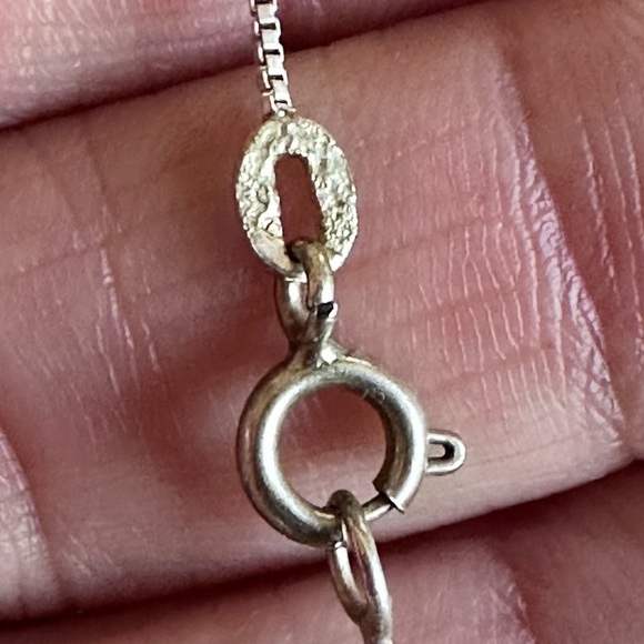 Silver box chain and small floral secret Quran book charm Farsi Persian - Picture 15 of 15